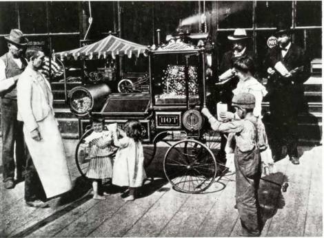 La machine de Charles Cretors, 1893.